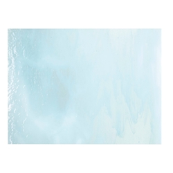 Aqua Blue Tint, White, Dbl-rolled 