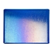 Caribbean Blue Transparent, Thin-rolled, Iridescent, rainbow, 2 mm, Fusible, 17 x 20 in., Half Sheet - 001164-0051-F-HALF