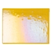 Dark Amber Transparent, Thin-rolled, Iridescent, rainbow, 2 mm, Fusible, 17 x 20 in., Half Sheet - 001138-0051-F-HALF