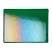 Kelly Green Transparent, Thin-rolled, Iridescent, rainbow, 2 mm, Fusible, 17 x 20 in., Half Sheet - 001145-0051-F-HALF