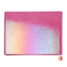 Light Pink Striker Transparent, Thin-rolled, Iridescent, rainbow, 2 mm, Fusible, 17 x 20 in., Half Sheet - 001215-0051-F-HALF