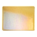 Medium Amber Transparent, Thin-rolled, Iridescent, rainbow, 2 mm, Fusible, 17 x 20 in., Half Sheet - 001137-0051-F-HALF